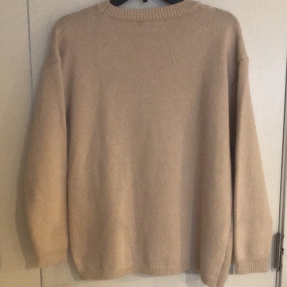 🌻Tan crew neck sweater NWT - Picture 5 of 5